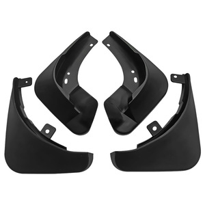 4 Pièces Bavettes de protection anti-éclaboussures pour Skoda <span class=keywords><strong>Fabia</strong></span> <span class=keywords><strong>MK2</strong></span> 5J 2007-2011, résistantes aux rayures, garde-boue avant et arrière - Product Image 3