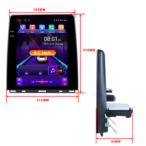 Radio vidéo multimédia Android Reako 9.7 pouces pour <span class=keywords><strong>Renault</strong></span> Clio5 2019-2021 Navigation GPS Carplay - Product Image 4