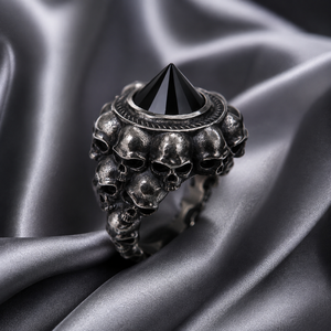 Anello a Forma di Teschio, Design Creativo Unisex, Gioiello Stile Punk - Product Image 4