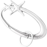 Porte-clés Pentagramme en métal avec impression UV, en alliage de zinc ovale, avec mousqueton à ressort, pendentif de sac