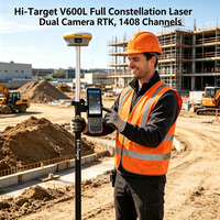 Original Hi-Target V600L Laser Dual-Camera RTK GNSS Receptor Actualizable por Vida Libre Google Maps Instrumento de Encuesta