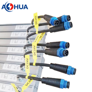 Стандартный штекер светодиодный уличный свет мощность мужской женский водонепроницаемый кабельный разъем 4pin - Product Image 6