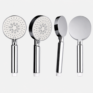 <span class=keywords><strong>Douchette</strong></span> à main moderne facile à nettoyer, chromée, haute pression, avec buses en silicone anti-colmatage pour l'hôtellerie - Product Image 2