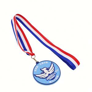 Medalla de Silicona PVC Personalizada y Duradera en Relieve para Competiciones y Eventos Deportivos con Logotipo Personalizado y Colores a Medida - Product Image 2
