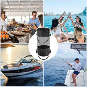 Sac poubelle marin robuste et imperméable, réutilisable, anti-fuite, suspendu, pour bateau, sac de rangement portable pour déchets - Product Image 4