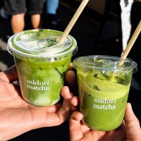 Gobelet jetable en forme de U, impression personnalisée du logo, 16 oz, 32 oz, gobelet en plastique PET transparent pour matcha, café, boissons froides, thé à bulles Boba, avec couvercle.