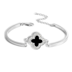 Aihitero Brazalete <span class=keywords><strong>de</strong></span> Oro Rosa con Flores y Mensaje 'Siempre <span class=keywords><strong>Mi</strong></span> Hermana, Siempre <span class=keywords><strong>Mi</strong></span> <span class=keywords><strong>Amiga</strong></span>', 18cm <span class=keywords><strong>de</strong></span> Largo, con Circonita Cúbica, para Mujer - Product Image 4