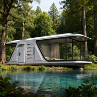 Installation rapide et solide de maisons préfabriquées modulaires de type capsule, traitement de renforcement avec résistance au vent et aux tremblements de terre