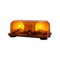 Golddeer 40 cm Bernsteinfarbene Rotierende Mini-LED-Warnleuchten mit Schraubbefestigung (TBD02451)