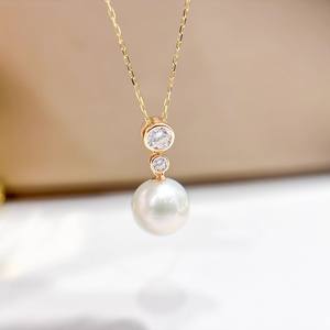 ฐานจี้แบบ DIY หรูหรา สำหรับไข่มุกทรงกลมขนาด 11-13 มม. เงินแท้ S925 & ไข่มุก รุ่น 31397D อุปกรณ์จี้แบบเปล่า - Product Image 4