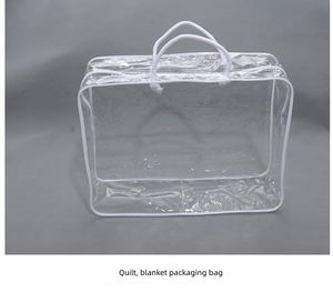 กระเป๋าถือ PVC โปร่งใสขนาดเล็กแบบตั้งได้ ยี่ห้อผู้ผลิตมืออาชีพขายดีที่สุด รับทำโลโก้ ทนทานต่อการฉีกขาด เป็นมิตรกับสิ่งแวดล้อม - Product Image 4