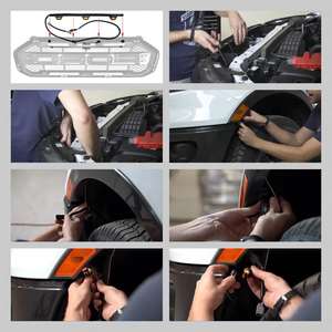 Raptor-Stil Kühlergrill-Kit mit LED-Licht für Ford Ranger 2019-2021 19RRG Passend für US und <span class=keywords><strong>CA</strong></span> - Product Image 5