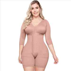 BBL poscirugía y liposucción de brazos y muslos (360) <span class=keywords><strong>Faja</strong></span> con mangas de alta compresión y soporte de sujetador - Product Image 1
