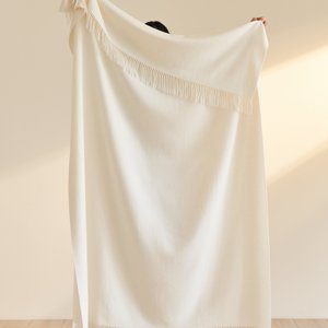 100% lambswool Merino Chăn len nhà máy trực tiếp giá phổ biến Chăn len cho nhà phòng khách phòng ngủ đi văng - Product Image 4