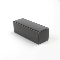 Vente en gros de tubes de pulvérisation personnalisés, emballages de cosmétiques, de soins de la peau et de parfums, boîtes en carton noir pliables avec impression sérigraphique HZ
