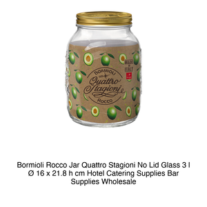 Pot en verre Bormioli Rocco 4 Stagioni, 3 L, H 21,8 cm, Ø 16 cm, sans couvercle - Product Image 2