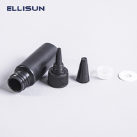 Bouteille de colle anaérobie en plastique noir LDPE 30 ml, flacon compte-gouttes à presser avec bouchon à vis