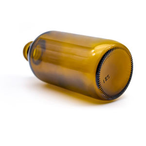 Bottiglia in Vetro Ambrato Resistente agli Agenti Chimici - Formato Grande Rotondo Opaco per Uso in Laboratorio e Olio - Product Image 6