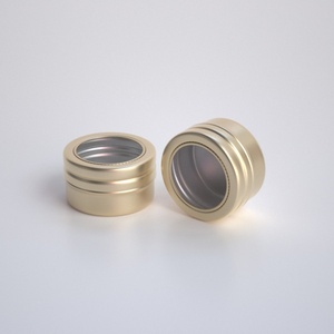 Round Aluminum Jar Tin Cosmetic Packaging Metal Storage Tin with Window Mystery Jewelry Jar Metal Jewelry Box - Product Image 6