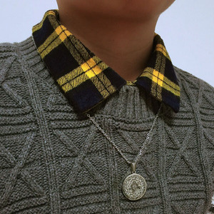 ODM 7 başmelekler Sigil Charm kolye kutsal mühür dini kolye Totem Rune paslanmaz çelik yuvarlak erkekler kolye kolye - Product Image 2