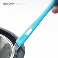 Nouvelle brosse de nettoyage esthétique 9 couleurs 2026 à double extrémité, vert aqua, 2-en-1, universelle, petit gadget de nettoyage pour cuisine et maison
