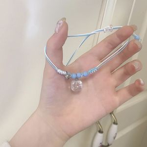 Fashion Cartoon <strong>Hello</strong> <strong>Kitty</strong> Pendant <strong>Bracelets</strong> for Women Girls Pink Handmade Braid Rope <strong>Bracelet</strong> Bestie Gifts Jewelry - Product Image 5