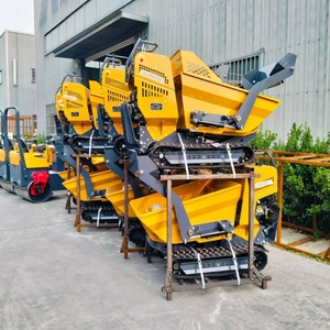 Mini-dumper sur chenilles de 800 kg de capacité de charge pour le transport dans les mines, les fermes et les plantations de palmiers - Product Image 4