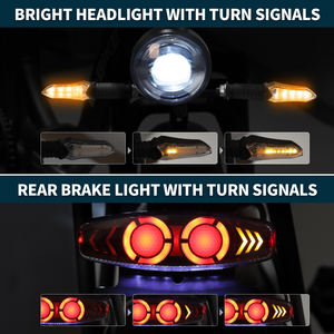 จักรยานไฟฟ้าพับได้ 500W 1000W 36V จักรยานเสือภูเขาไฟฟ้า มอเตอร์จักรยานไฟฟ้า จักรยานไฟฟ้าพับได้ยางอ้วนขนาด 20 นิ้ว - Product Image 4