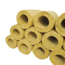 Aislamiento de red térmica de fábrica de China, tubo de lana de vidrio, carcasa de aislamiento de lana de roca, materiales de aislamiento térmico de alta calidad - Product Image 3