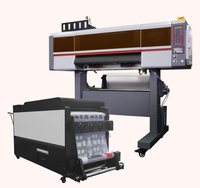 Printer Inkjet DTF Qinyu Otomatis Baru 60cm Dual Head I3200 dengan Tinta Berbasis Air untuk Pencetakan Film PET dan Kaos