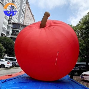 Chenghuang thương hiệu Kích thước cuộc sống Inflatable <span class=keywords><strong>Red</strong></span> Apple Orchard chủ đề Mall quảng cáo trang trí đạo cụ 5m/6M kích thước cho lứa tuổi 14 + - Product Image 4