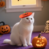 Sombrero de Halloween para Gatos y Perros, Accesorio de Disfraz para Mascotas para Sesiones de Fotos de Halloween