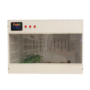 Düz ambalaj PVC akıllı Pet House 50*30*30 sürüngen kabuk, tarantulanın yetiştiriciliği konteyner, özel kabul - Product Image 1