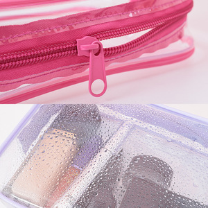 Bolsas de Maquillaje Transparentes para Viaje, Aprobadas por la TSA, Reutilizables, con Cierre de Cremallera de PVC, Impermeables, Organizador de Cosméticos, 2026 - Product Image 5