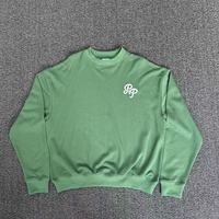 Sweat-shirt en molleton français 100% coton de haute qualité, 400 g/m², coupe classique, col rond, broderie personnalisée, sweat-shirt tendance
