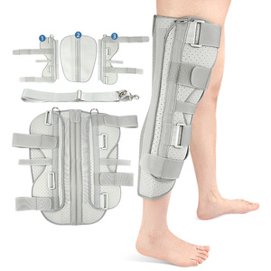 Attelle d'immobilisation du genou en gros, support de jambe réglable à trois panneaux avec sangle, attelle de genou pour la fixation de la jambe - Product Image 6