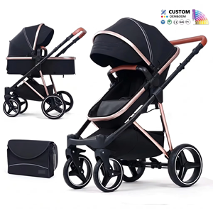 Carriola de Bebé OEM High View 2 en 1, Cochecito de Bebé Bidireccional con Amortiguación de Impactos - Product Image 2