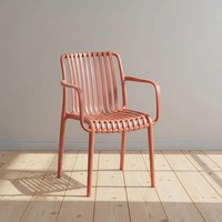 Chaises de salle à manger empilables en polypropylène écologique, imperméables, pour l'intérieur et l'extérieur – Offre Spéciale