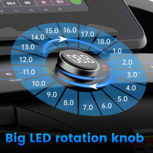 Per Lijiujia commerciale elettrico tapis roulant Fitness multifunzione Design pieghevole schermo LCD 150kg per attrezzature da palestra include Calo - Product Image 2
