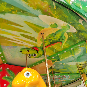 Attrayant animal parc à thème manèges dinosaure carrousel manèges intéressant kiddie amusement doux jeu carouse à vendre - Product Image 5