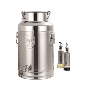 Solution de stockage en vrac : Contenants hermétiques en acier inoxydable pour lait et huile, Contenants de stockage en acier inoxydable - Product Image 5