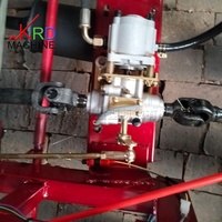 Tricycle utilitaire à essence 200cc durable à trois roues avec benne ouverte et châssis robuste pour la manutention et la livraison de matériaux industriels