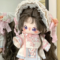 Style de palais chinois 20cm meilleur ami cadeau d'anniversaire jouet Super doux en peluche bébé robe jupe poupée ensemble avec de grands yeux poupée mignonne
