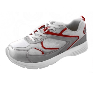 Zapatos para diabéticos KPU superior <span class=keywords><strong>MD</strong></span> + TPR suela deportes estilo encaje cómodo médico zapatos - Product Image 2
