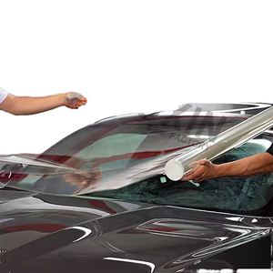 1,52*15M transparente TPU películas <span class=keywords><strong>para</strong></span> ventanas 6 Mil grupo hidrofóbico 10 Mil aislador <span class=keywords><strong>de</strong></span> <span class=keywords><strong>calor</strong></span> parabrisas <span class=keywords><strong>de</strong></span> urdimbre <span class=keywords><strong>de</strong></span> coche 3 años coches - Product Image 1