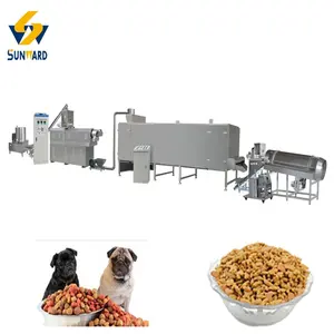 Machine d'extrusion de fabrication de granulés d'aliments secs pour animaux de compagnie