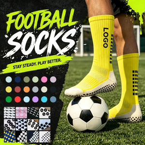 Calzini <span class=keywords><strong>da</strong></span> <span class=keywords><strong>Calcio</strong></span> Antiscivolo <span class=keywords><strong>con</strong></span> Puntini, Resistenti all'Umidità, Unisex, per Adolescenti, <span class=keywords><strong>con</strong></span> Stampa, Calzini Sportivi, Logo <span class=keywords><strong>Calcio</strong></span>, Calzini Atletici Personalizzati - Product Image 1