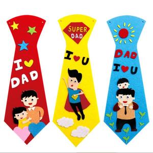Nuevo Diseño de Juguete de Fieltro de Lana para Niños, Manualidades, Decoración de Superhéroes, Corbata de Fieltro, Juguete Educativo - Product Image 1