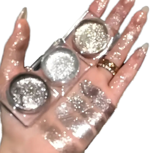 Fard à paupières gelée aux couleurs éclatantes, <span class=keywords><strong>paillettes</strong></span> scintillantes, brillantes, effet flash, <span class=keywords><strong>strass</strong></span>, <span class=keywords><strong>paillettes</strong></span> fines, poudre scintillante - Product Image 1