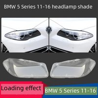 Couvre-phare pour BMW Série 5 F10 F18 2010-2017 520i 523i 525i 530i LED Xénon Remplacement de la coque transparente du phare en verre